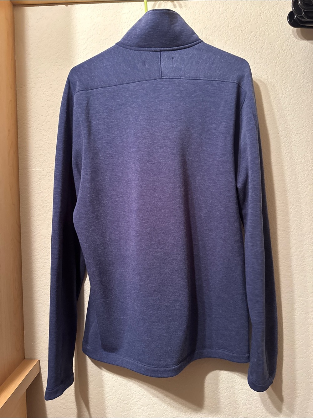 Banana Republic Polartec Quarter-Zip Thermal Sweater - Navy Blue - Large - Picture 3 of 3